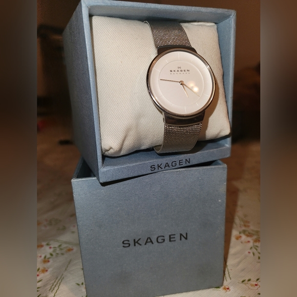 Skagen women's watch Nicoline white and silver-SKW2075 - Picture 3 of 6
